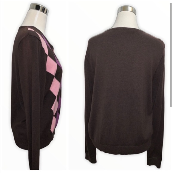 POLO Jeans Co. Argyle Cardigan - Picture 2 of 6